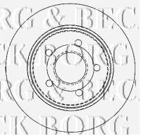 BORG & BECK bbd4476 -  Диск тормозной